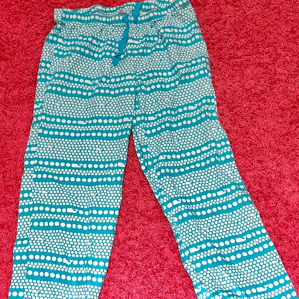 Vineyard Vines Blue and White Dot Pajama Pants